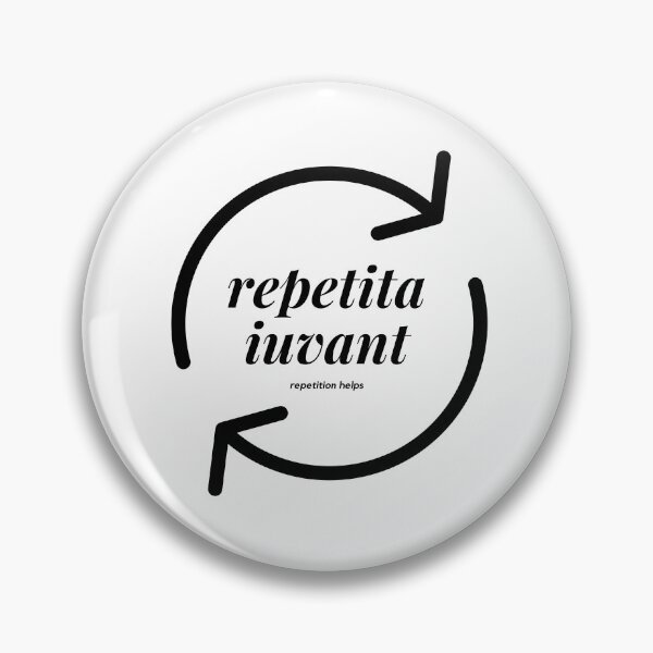 Item preview, repetita iuvant designed and sold by FedoraDesign.