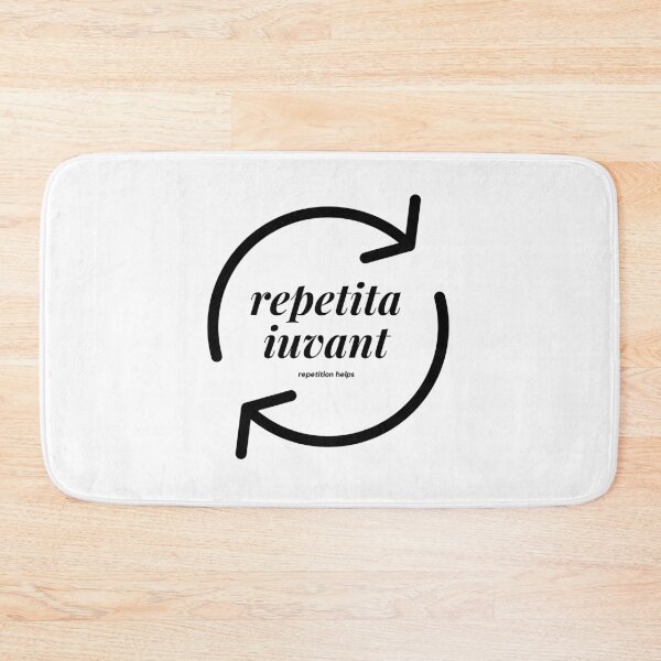Item preview, repetita iuvant designed and sold by FedoraDesign.