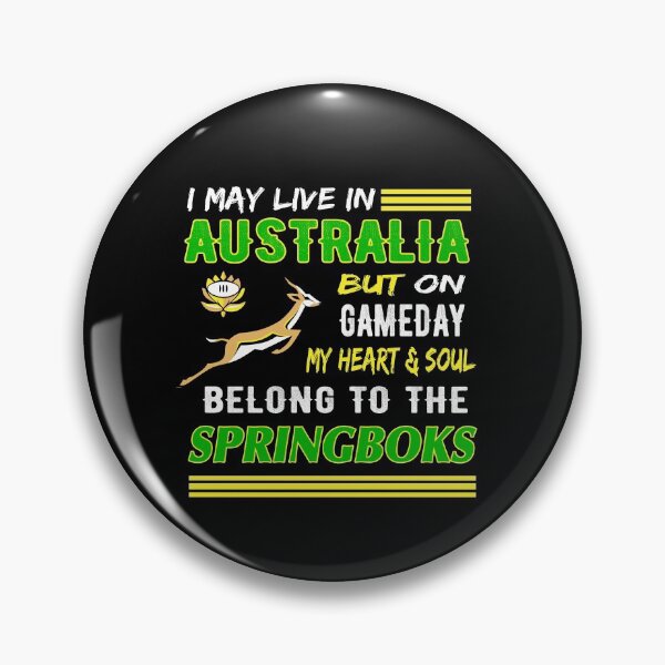 Artikelvorschau, Südafrikanisches Rugby Live in Australien SA Rugby Herz und Seele mit Springboks Bokke Südafrika Saffa Expat entworfen und verkauft von OurBestBuys.