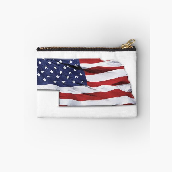 Item preview, Nebraska American Flag designed and sold by ForgeGraphics.
