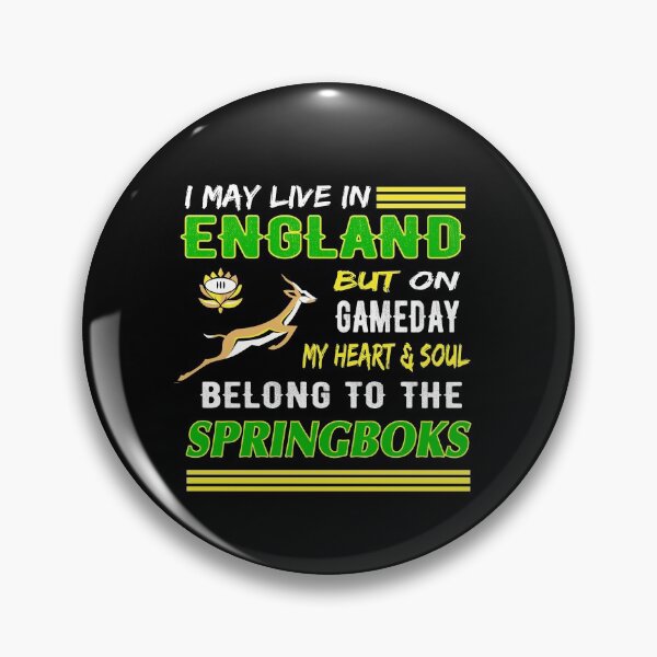 Artikelvorschau, Kopie des südafrikanischen Rugby Live in England SA Rugby Herz und Seele mit Springboks Bokke South Africa Saffa Expat entworfen und verkauft von OurBestBuys.