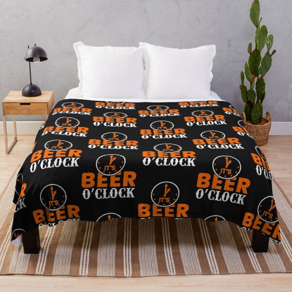 Item preview, It's Beer O'clock, funny gift for beer lovers designed and sold by BRtisticDesigns.