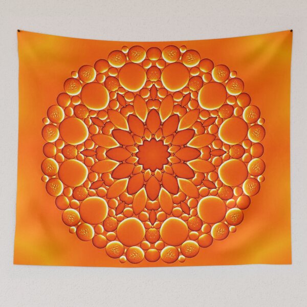 Item preview, Bubbly Orange Flower designed and sold by florista69.