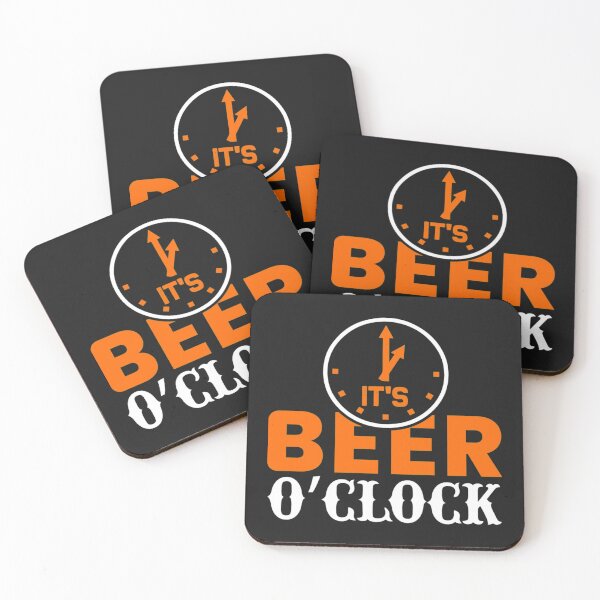 Item preview, It's Beer O'clock, funny gift for beer lovers designed and sold by BRtisticDesigns.