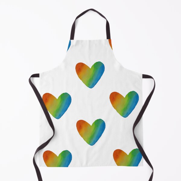 Item preview, rainbow hearts designed and sold by subtlesketches.