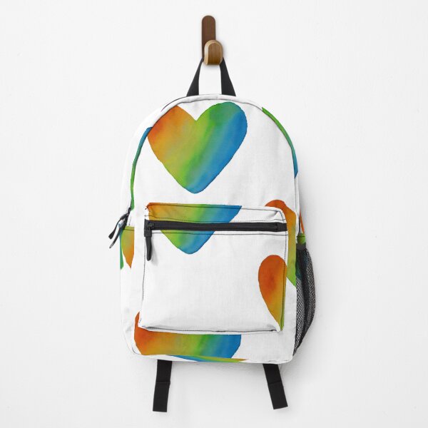 Item preview, rainbow hearts designed and sold by subtlesketches.