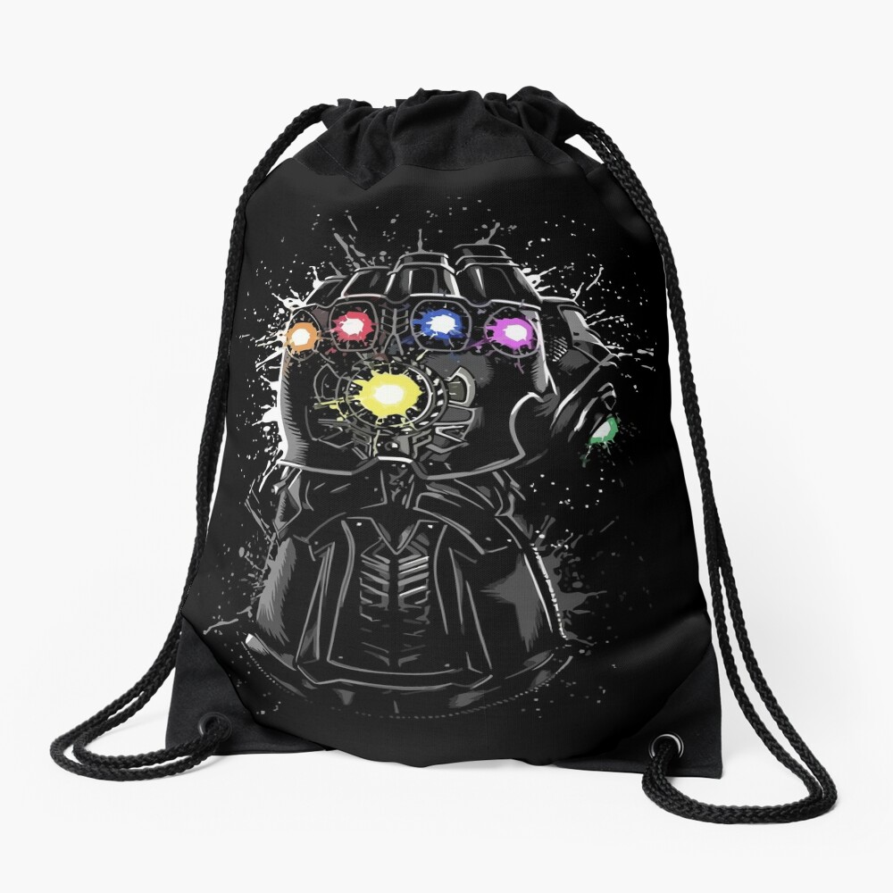 Infinity Gauntlet Drawstring Bag