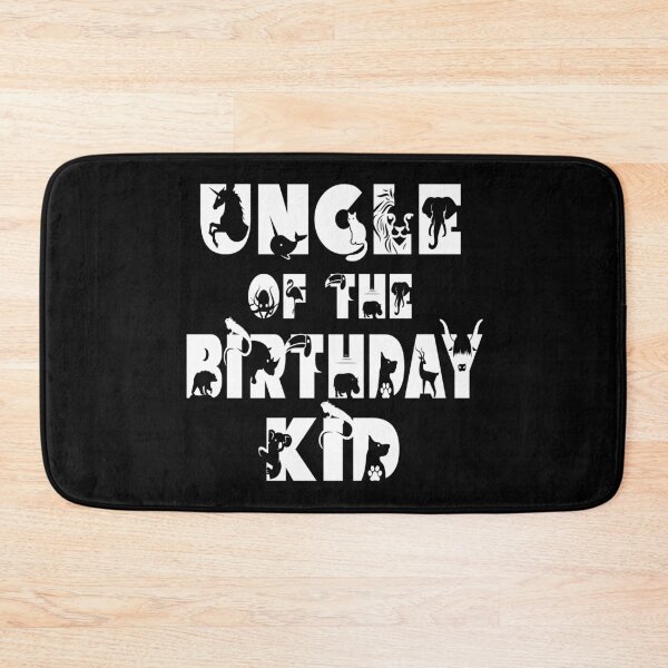 Item preview, Uncle Of The Birthday Kid Zoo Theme Animal Party graphic designed and sold by Grabitees.