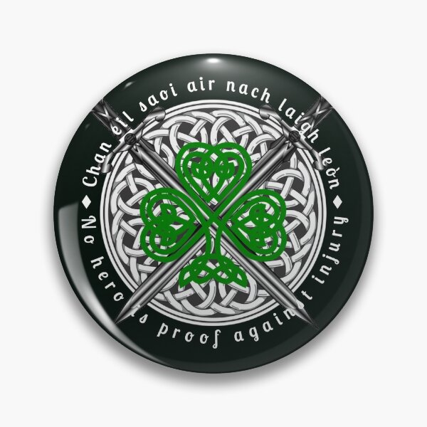 Item preview, Celtic Irish Knots Circle Ireland Pride Swords Gaelic Quotes No Hero Is Proof Against Injury designed and sold by TopTeeShop.
