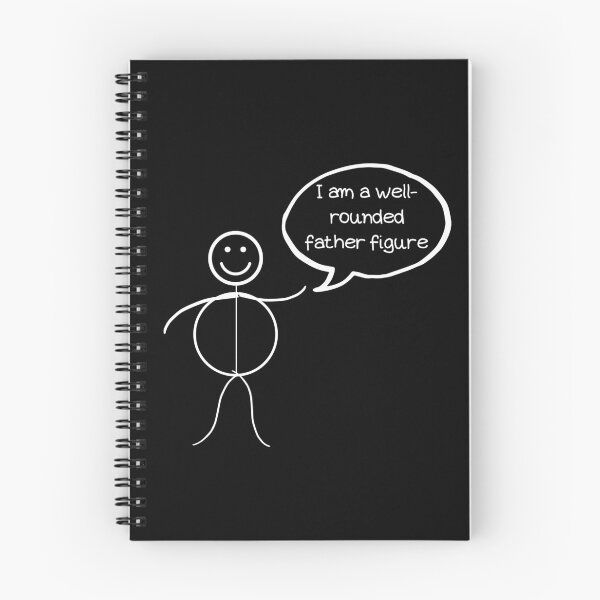 Item preview, Well Rounded Father Figure - Stick Figure Humour designed and sold by CheckOutOz.