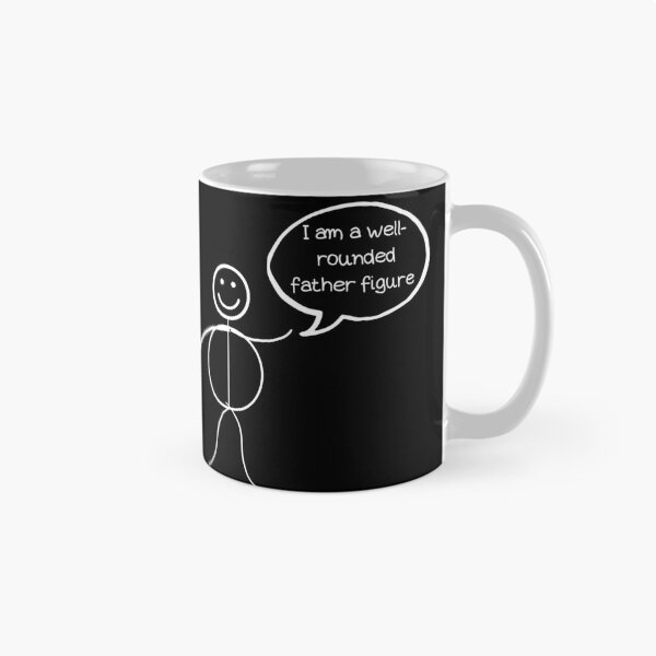 Item preview, Well Rounded Father Figure - Stick Figure Humour designed and sold by CheckOutOz.