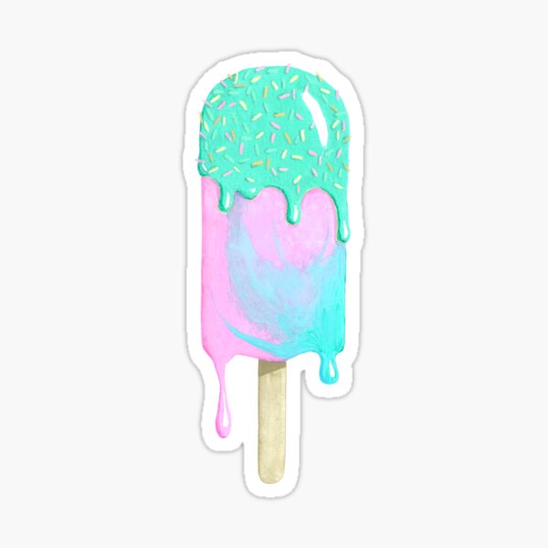 Item preview, Melty pastel ice cream dream designed and sold by KateIsSketchy.