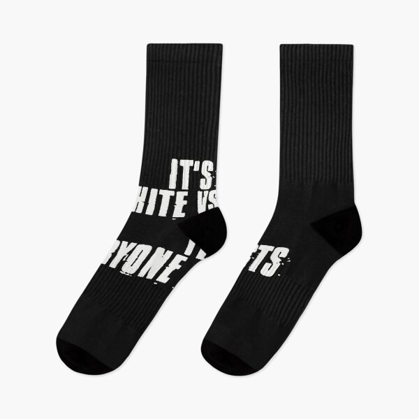 Item preview, It's Not White Vs Black It's Everyone Vs Racists designed and sold by EGIT.