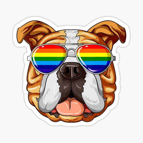 bulldogs gay pride stickers