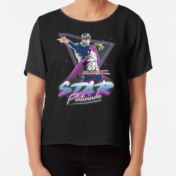 Star Platinum 80s Vibe Chiffon Top