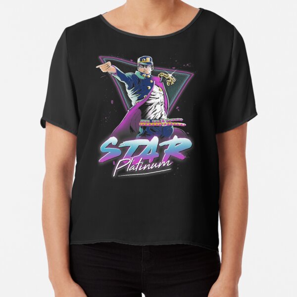 Jojos Bizarre Adventure T Shirts Redbubble - star platinum roblox t shirt