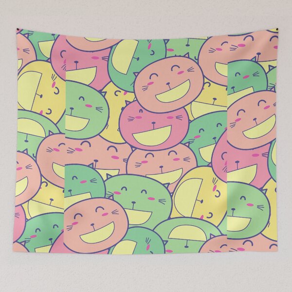 Item preview, Happy CATS designed and sold by Lovely-Cat-Shop.