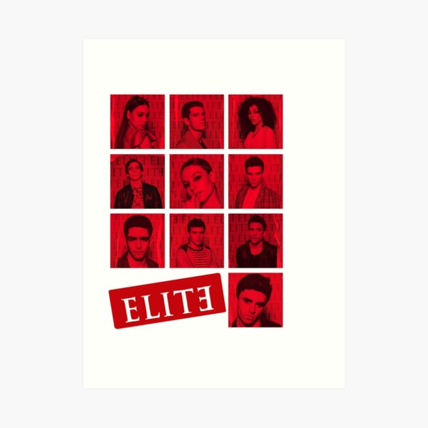 Elite Netflix Art Print