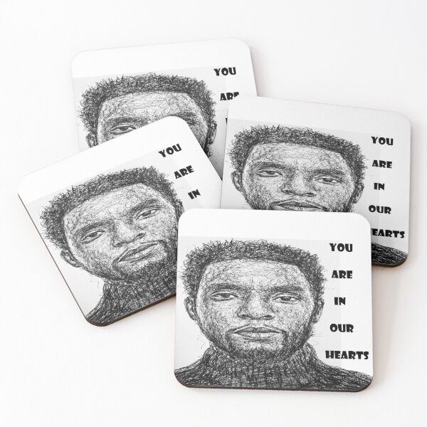 Item preview, chadwick boseman "you are in our hearts" designed and sold by Urbo Panda.