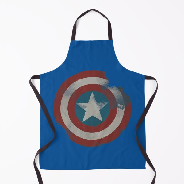 Winter Soldier Aprons Redbubble - captain americas shield strife roblox