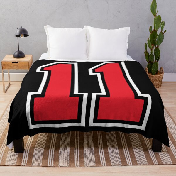 Item preview, 11 Black Red eleven Number Jersey designed and sold by infrontofyou.
