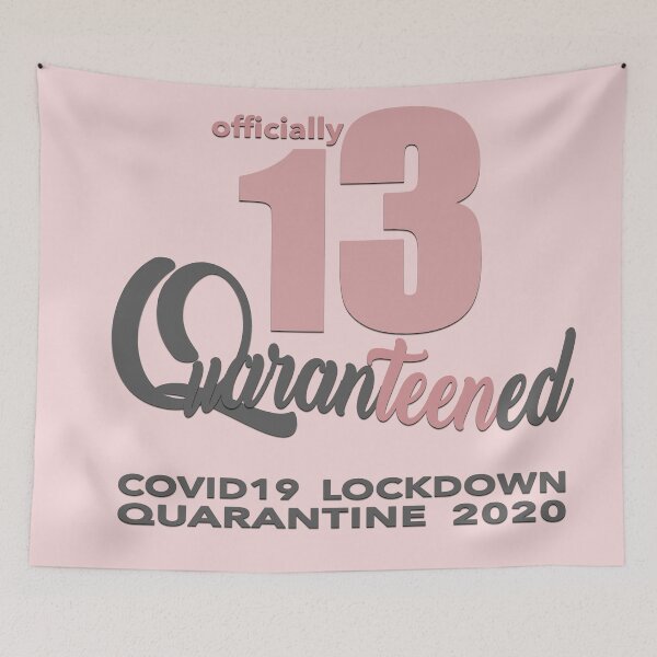 Item preview, OFFICIALLY QUARANTEENED on 13th BIRTDAY (pink) designed and sold by Cr1sV.