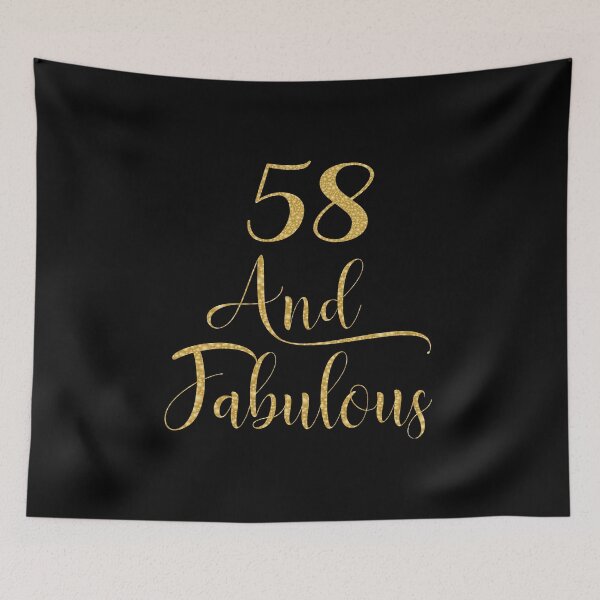 Item preview, Women 58 Years Old And Fabulous 58th Birthday Party product designed and sold by Grabitees.