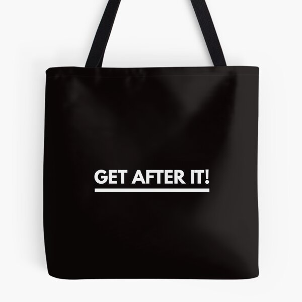 Item preview, Get After It! - Jocko Catchphrase - Motivational Text Based Art designed and sold by WolfSpiritCo.
