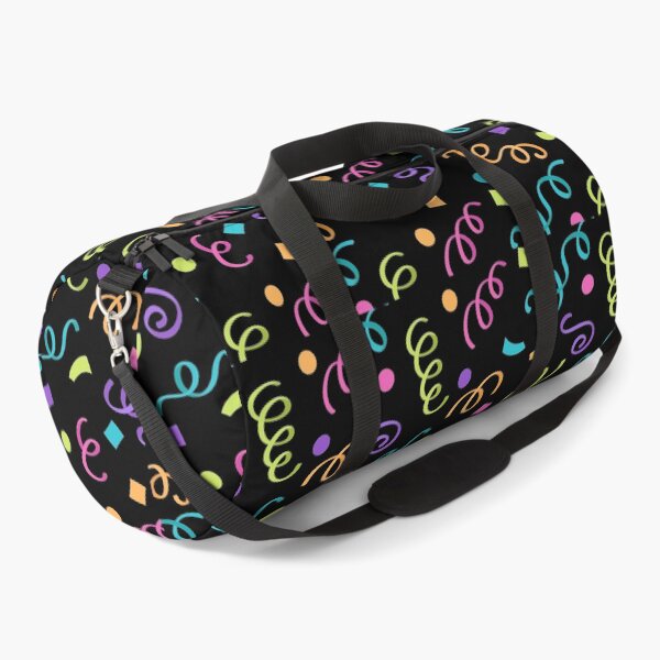 Item preview, Colorful Confetti Swirl Confetti Sprinkles on Black designed and sold by funnytshirtemp.