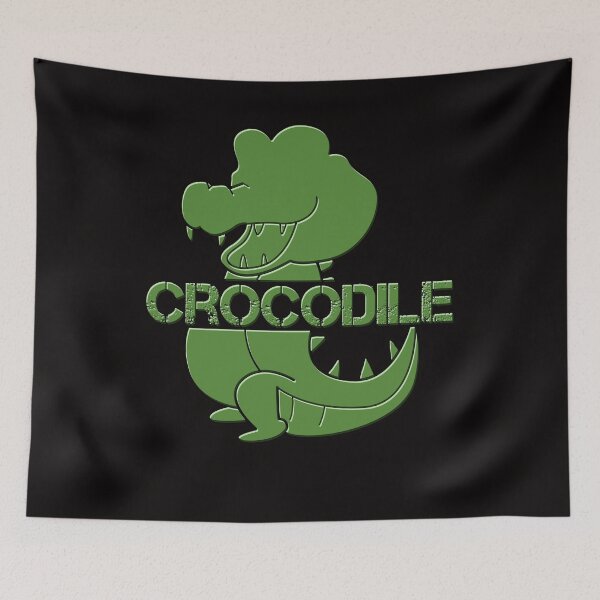 Item preview, Crocodile Text Retro Vintage designed and sold by Imutobi.