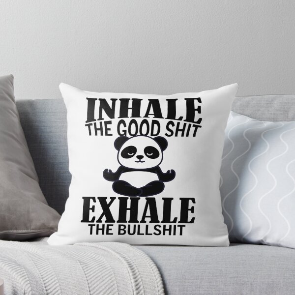 Item preview, INHALE good sh*t EXHALE the bullsh*t ! designed and sold by HollyMollyCo.