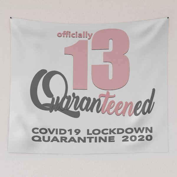 Item preview, OFFICIALLY QUARANTEENED on 13th BIRTDAY (grey) designed and sold by Cr1sV.