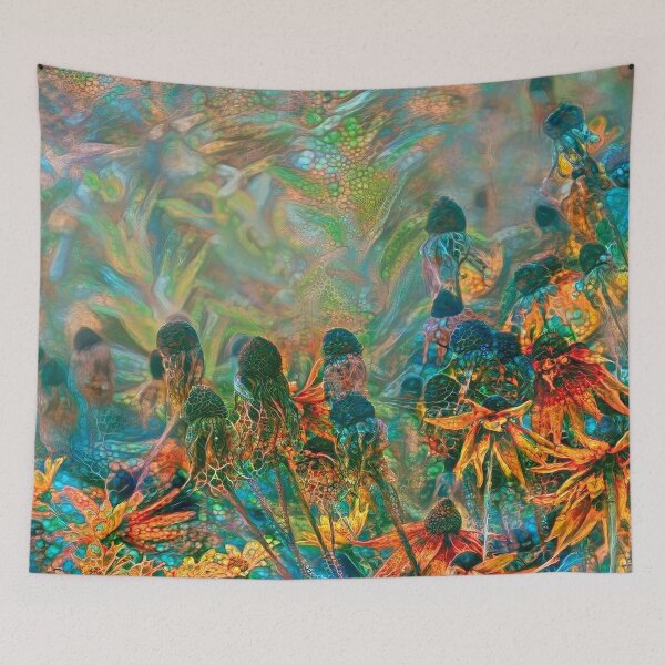 Item preview, Floral abstract designed and sold by blackhalt.