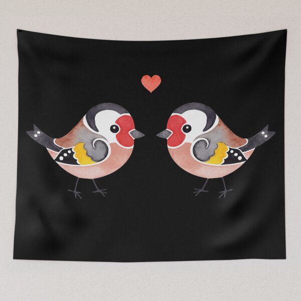 Item preview, Lovebirds - Goldfinch designed and sold by Luckiduck.