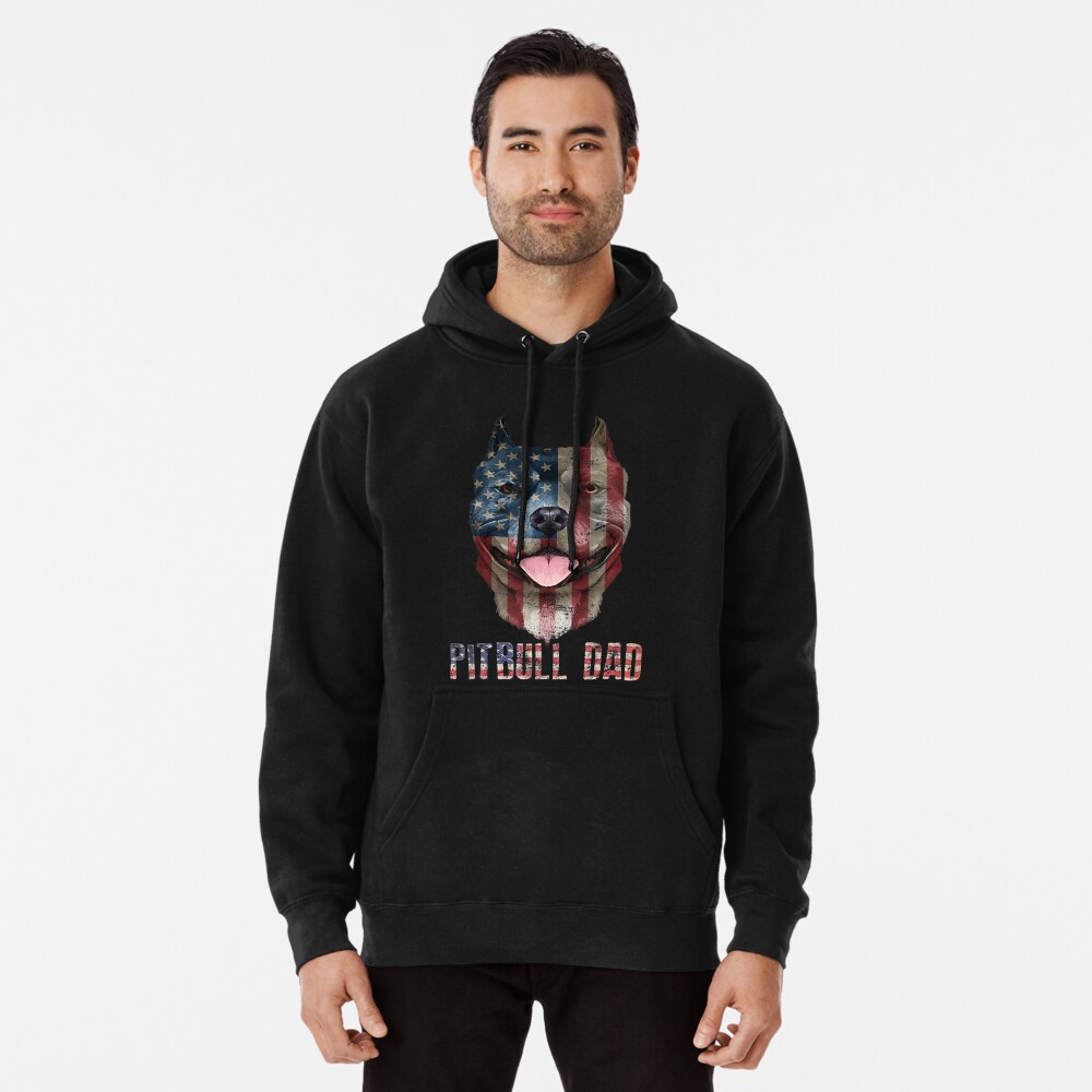 Pitbull dad 2024 hoodie