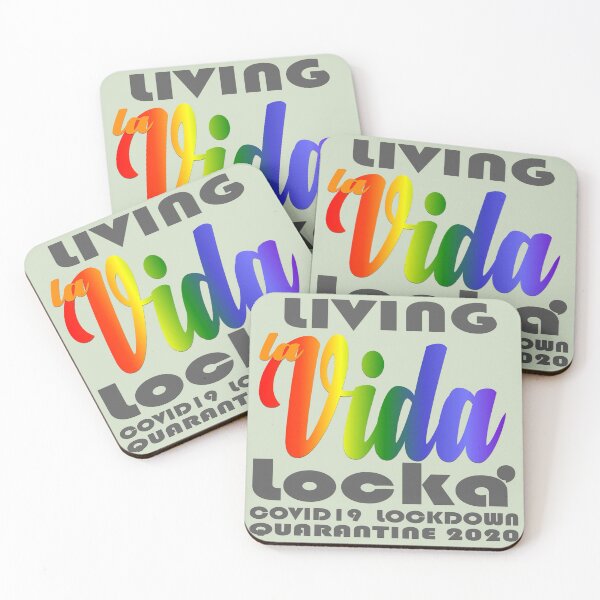 Item preview, OFFICIALLY  A QUARANTEEN - LIVING LA VIDA LOCKA' IN QUARANTINE 2020 (green) designed and sold by Cr1sV.