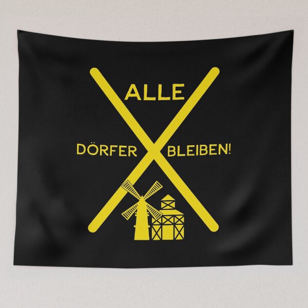 Item preview, All villages REMAIN! Climate protest designed and sold by Watersolution.