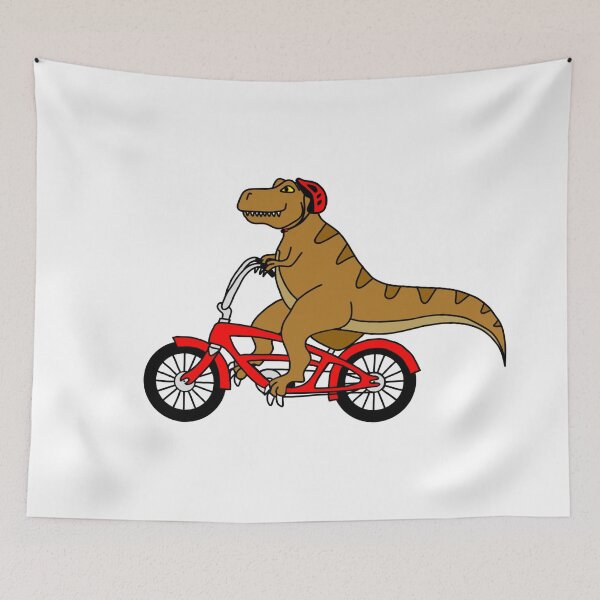 Item preview, Brown T-rex Loves a Lowrider designed and sold by RabeDesigns.
