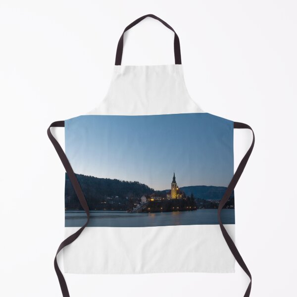 Item preview, Sunset at the lake of Bled designed and sold by pietrofoto.