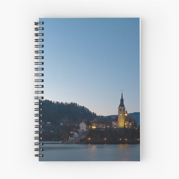 Item preview, Sunset at the lake of Bled designed and sold by pietrofoto.