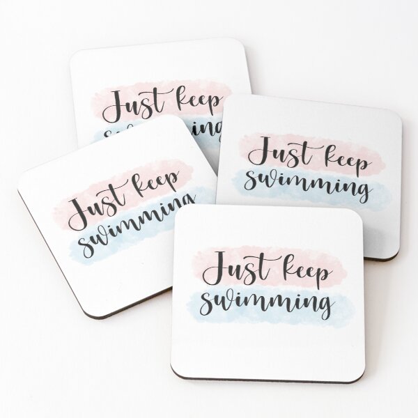 Item preview, Just keep swimming  designed and sold by Daniellemakes.