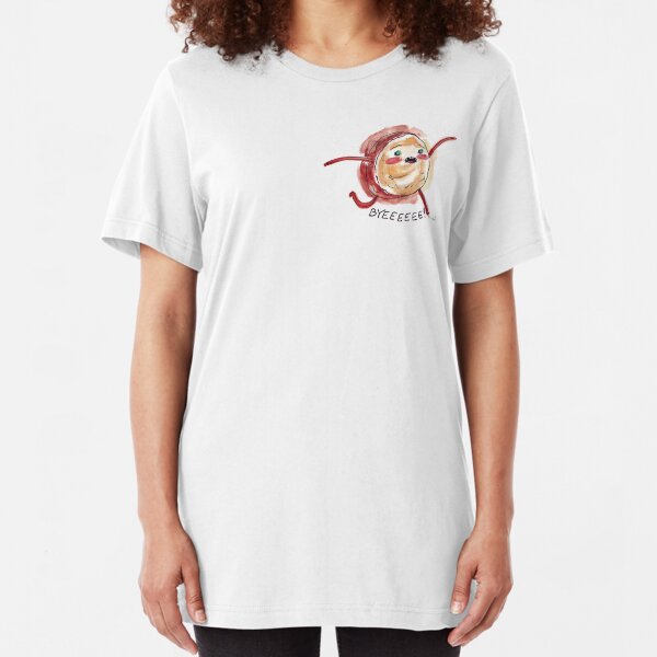 Cinnamon Bun - BYEEEEEE! Slim Fit T-Shirt
