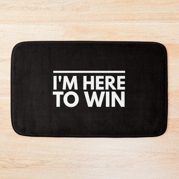 Item preview, I Am Here to Win - Jocko Catchphrase designed and sold by WolfSpiritCo.