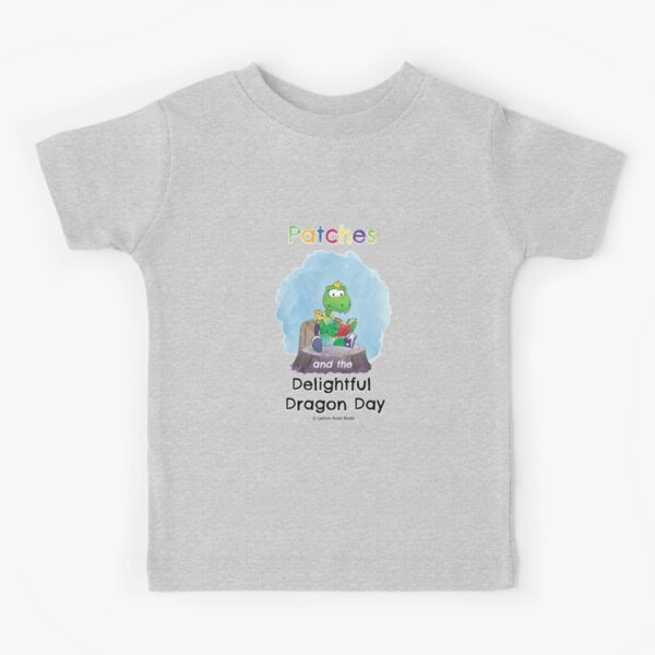 Patches turtle reading Kids T-Shirt