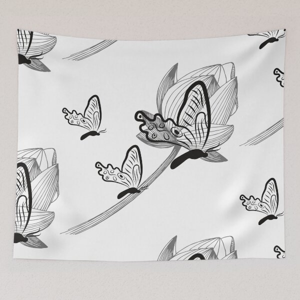 Item preview, Butterfly Flying together Black designed and sold by kyds.