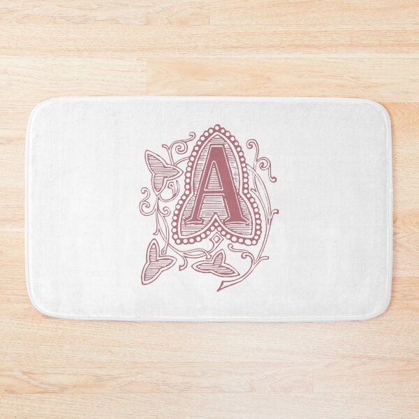 Item preview, Vintage Letter A Rose Gold designed and sold by yourscotborders.