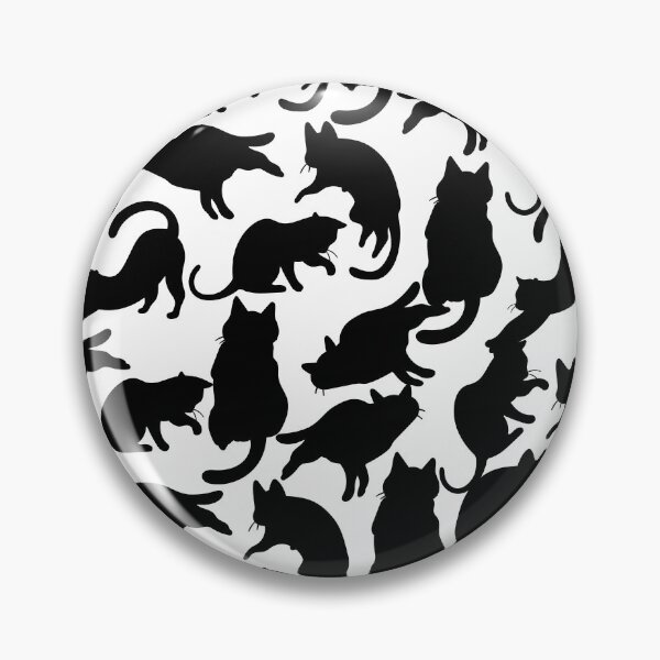 Item preview, black cat pattern designed and sold by Con Inspo.