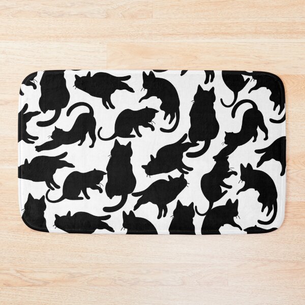 Item preview, black cat pattern designed and sold by Con Inspo.