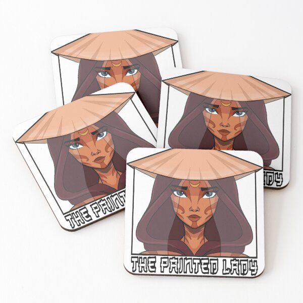 Item preview, The Painted Lady Katara/ with text- original design  designed and sold by Skoodl.