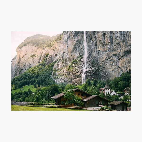 Item preview, Lauterbrunnen Waterfall designed and sold by ppolecho.